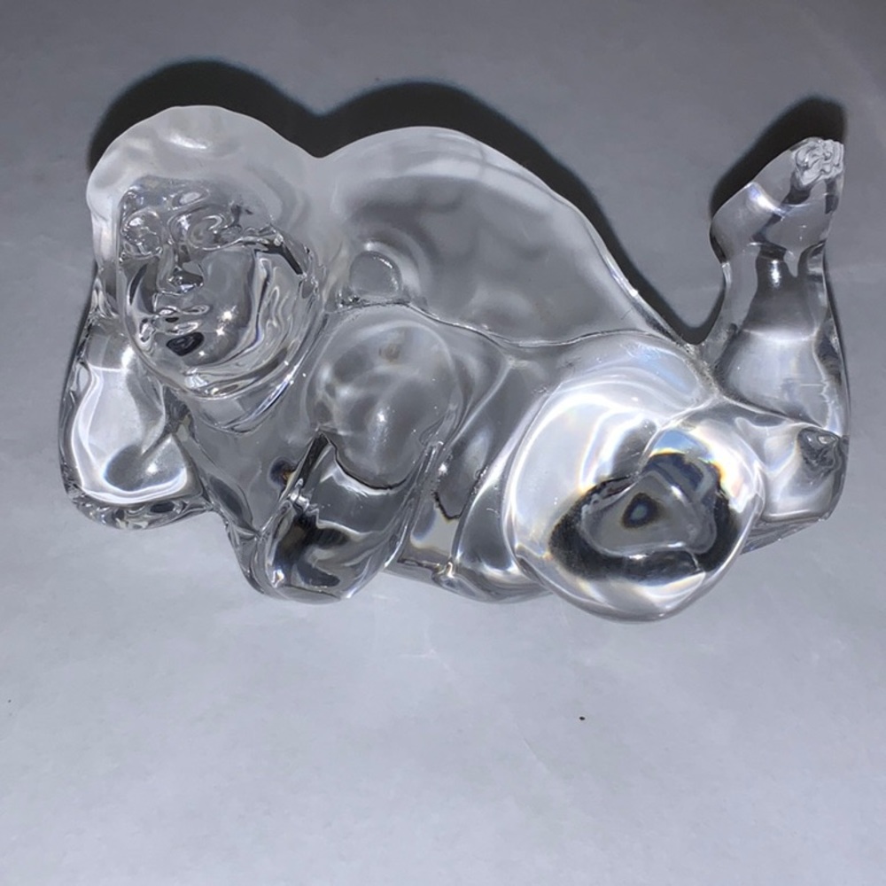 Daum France Angelot Clair Clear Angel On Side*